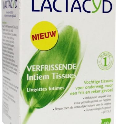Intiem tissues van Lactacyd